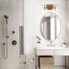 VONLUCE 2-Light Gold Vanity Light Fixtures Over Mirror, Wall Mount
