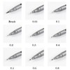 Cdycam Fineliner Pens, Set of 9 Black Fineliner Ink Pen