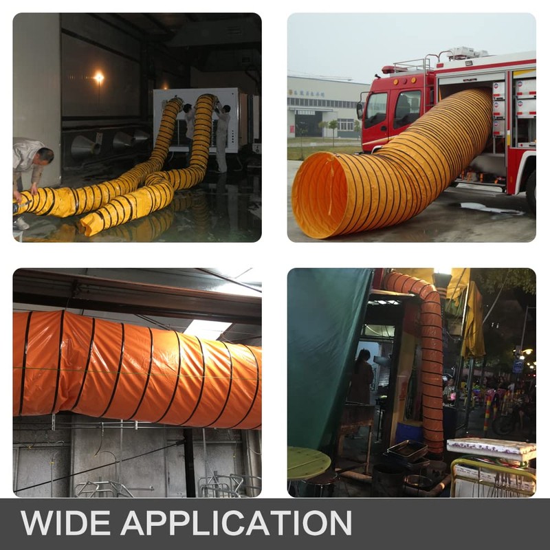 PVC Flexible Duct Hose, HVAC Duct Hosing Flame Retardant for
