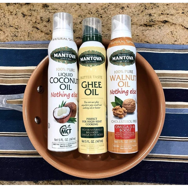 Mantova Ghee Butter Spray High in naturally balanced omega fatty