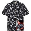 Original Hawaiian Shirt, Tom Selleck, Dragonfly, Black, XL