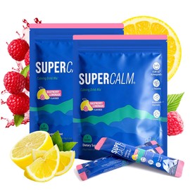 Cortisol Cocktail Powder, Super Calm Cortisol Drink, Supercalm Cortisol Drink for Cortisol Lowers, Contains Lemon and Raspberry, Stay Relaxed & Reduce Stress, Naturally Reduce - Pack of 40