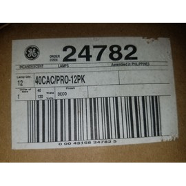 GE Decorative Light Bulbs,  (12 Pack)