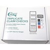 Coat Check Tickets - Black | 3 Part Claim Checks