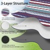 HX&OD Large Picnic Blanket Outdoor 80”x60” Waterproof Picnic Mat Foldable