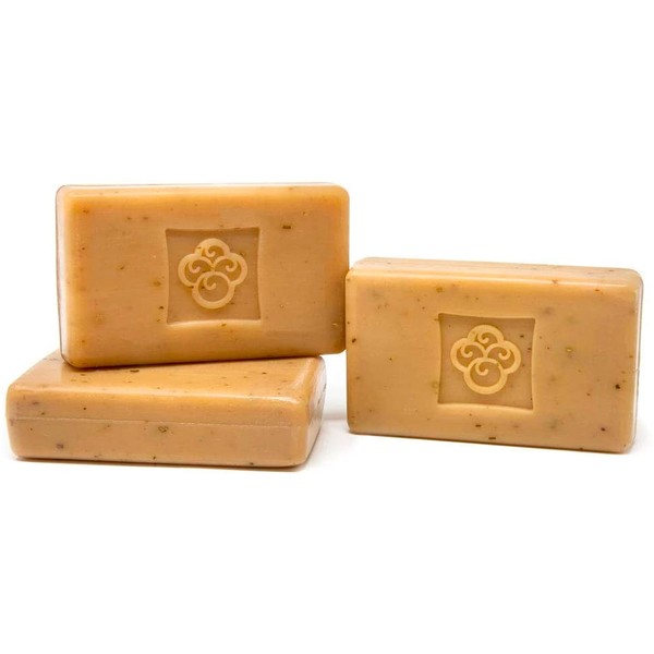 sibu Sea Buckthorn Soap, Cleansing Face & Body Bar with Citrus Scent (3-Pack) – Moisturizes Skin, Reduces Redness and Blemishes, and Calms Sensitive Skin