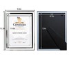 Houstimi Silver A4 Picture Frame Certificate Frame Glass Diploma Graduation