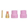 4Pcs TIG Welding Accessory Set Ceramic Nozzle 2.4mm Gas Lens