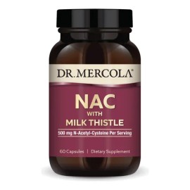Dr. Mercola Nac 500mg Con Cardo Mariano Antioxidantes Salud                                                                                           