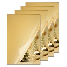 KINLINK 8x12 Plexiglass Sheets 1/8 inch Thick - 3mm Mirror Cast Acrylic Sheet, Plastic Board Polycarbonate Sheet for DIY Project, Craft, Wall Mirror, Acrylic Sign and Wedding Invitation 4 Pack