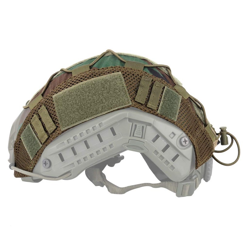 Huenco Copertura per casco tattico a rete per casco Ops-Core