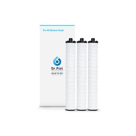 Dr.Piel Shower Head Impurities Replacement Filter (3EA) - Removes Impurities, Water Saving, Compatible with Dr.Piel Shower BASIC, WIDE and LITE