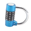 5 Dial Digit Code Combination Padlock Travel Suitcase Gym Locker