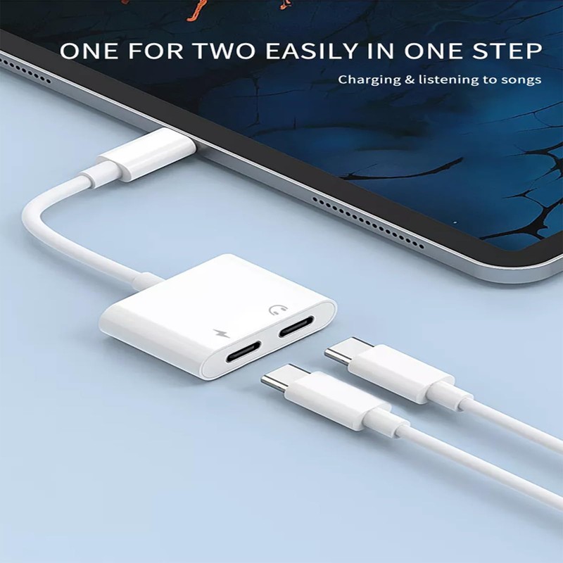USB C Headphone Adapter and Charging, USB C Splitter 2