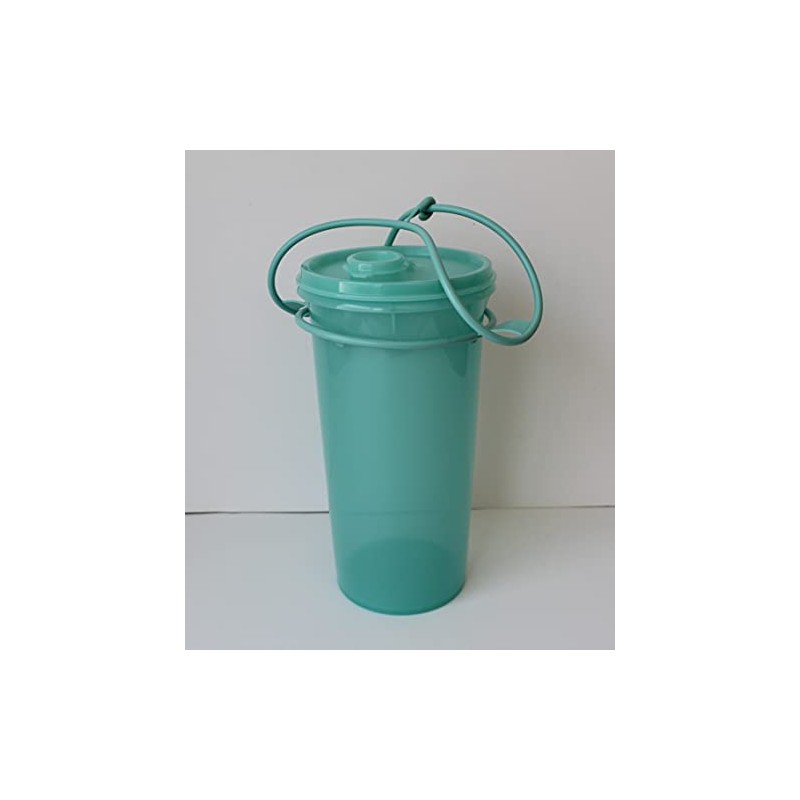 NewTupperware Super Mega Tumbler with Cariolier Handle 48oz Sheer Green