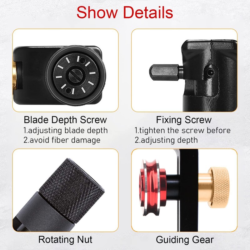 Transverse Armoured Cable Stripper Fiber Optic Slitter Stripping Tool for