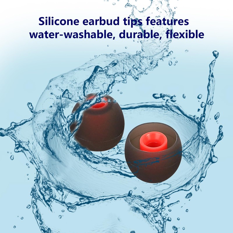 MMYQXI 54 PCS Earbud Replacement Tips Silicone Earbud Tips Earbud
