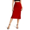 Urban CoCo Women's Stretch Office Fishtail Pencil Skirt High Waist
