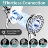 EAARSUO Magnetic Large Rain Shower Head with Handheld Spray, High