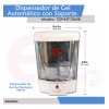 Seguridad Total Kit Despachador Gel Antibacterial + Pedestal Anticontacto V2