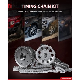 Torchbeam Engine Timing Chain Kit Compatible with Ford F-150 2004-2010, F-350 Super Duty 2005-2010, Expedition 2005-2010, F-150 Heritage 2004, Lincoln Navigator 2005-2013, Mark LT 2006-2008