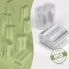 Jamiikury 4pcs M12 Aluminum Cable Crimps, Crimping Loop Sleeve Wire