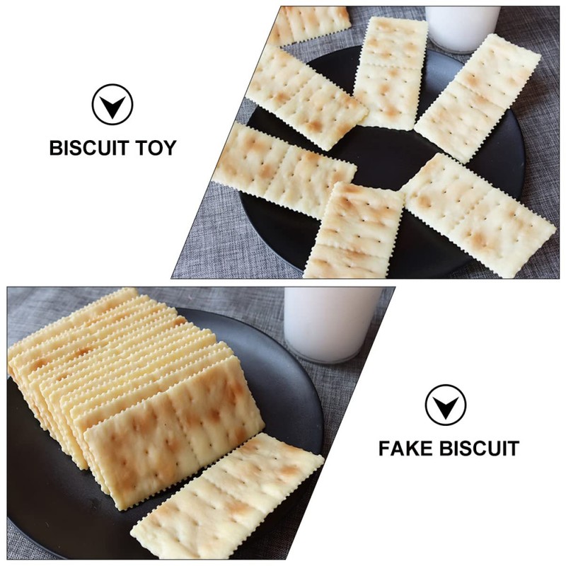 SEWACC 5pcs Artificial Soda Artificial Cookie Fake Biscuits Fake Dessert