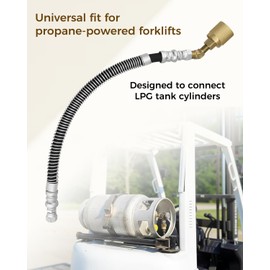 Hulyxayfave Forklift LPG Propane Hose Fit for Propane-Powered Forklifts, Designed for Use With LPG Gas Tanks/Heavy Equipment, 18" with Female Coupler Connector, with Protective Case