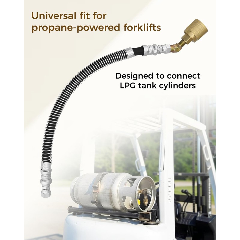 Hulyxayfave Forklift LPG Propane Hose Fit for Propane-Powered Forklifts, Designed
