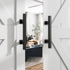 SMARTSTANDARD 2 Pack Barn Door Handles Set, 12" Large Rustic