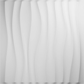 Ekena Millwork WP20X20SOWH 19 5/8"W x 19 5/8"H Shoreline EnduraWall Decorative 3D Wall Panel Covers 2.67 Sq. Ft.