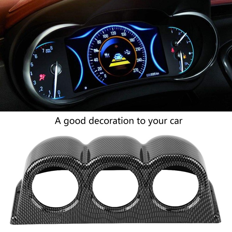 Car Universal 52mm Triple 3 Hole Mount Holder Dash Gauge