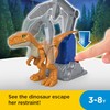 Fisher-Price Imaginext Jurassic World Dominion Atrociraptor 'Tiger' Dinosaur Toy with