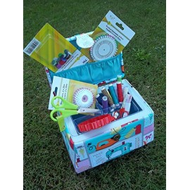 Nähkästchen With Contents, Sewing Basket Including Sewing Kit, Handmade Basket