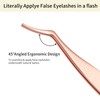 Miuffue Lash Applicator Tool DIY False Eyelash Applicator Tool Stainless