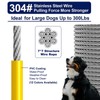 Tie Out Cable for Large Dogs, Dog Runner for Yard,