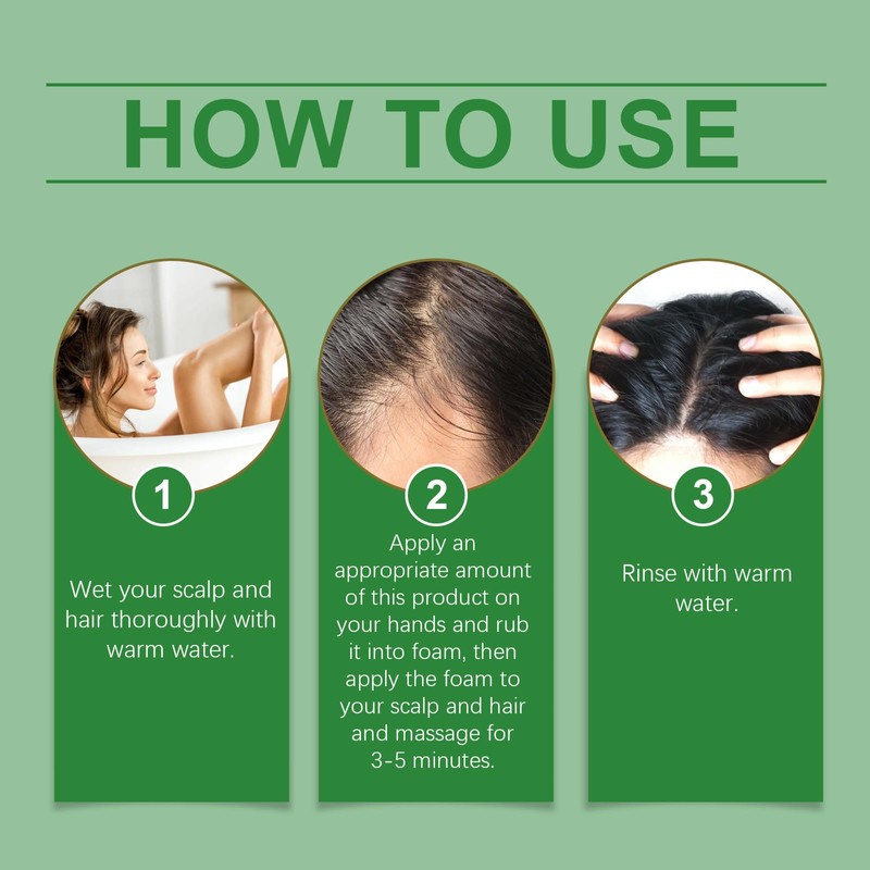 Hppsctink Batana Nourishing Shampoo, 100 ml Batana Deep Moisturising Shampoo,