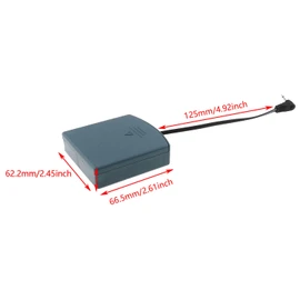 External Battery Pack with 2.5mm DC Jack for Some Safe Box DGZZI 4 AA Battery Holder 6V Backup Power Source with Wires for The Safe