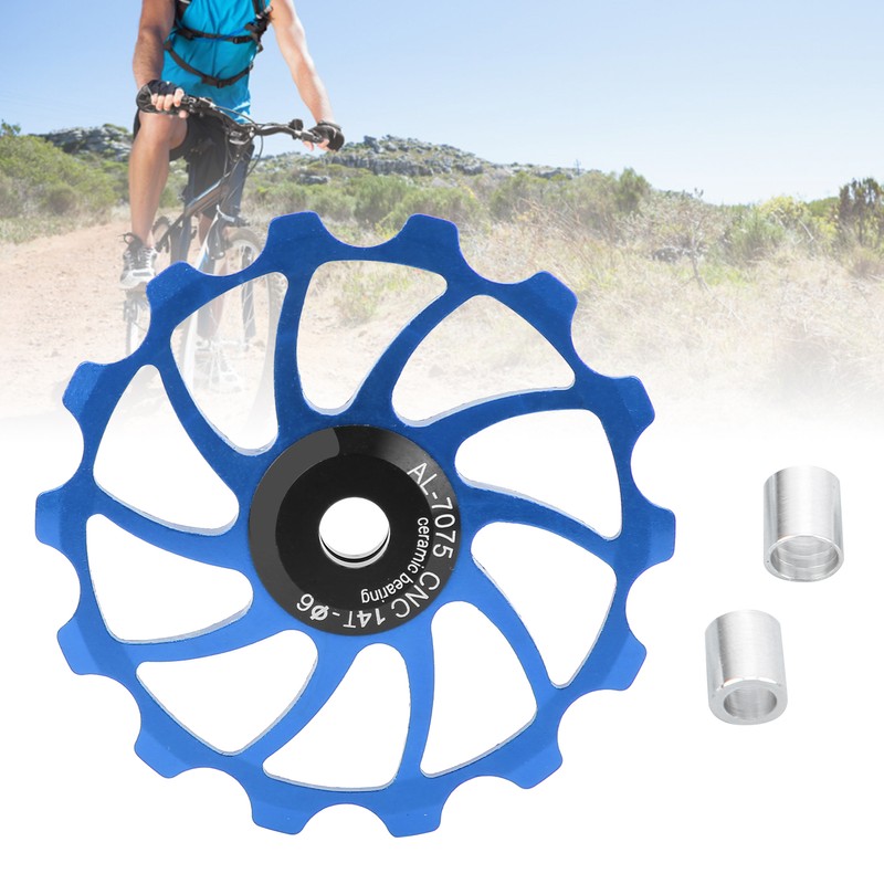 Cycling Bicycle Rear Pulley Bike Guide Roller Pulley Parts 14T