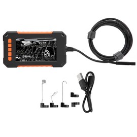 P40 2m 4.3in IP67 Industrial HD Handheld Screen Endoscope for Car Pipeline Inspection Orange