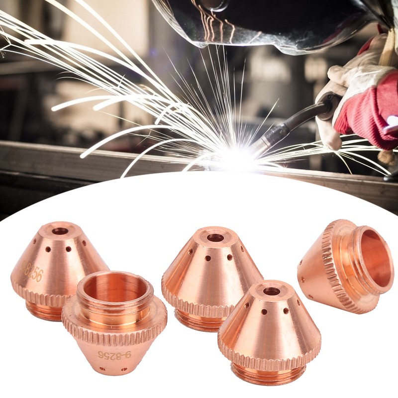 5Pcs Plasma Torch Cap Nozzle Cutting Kits Copper Welding Industrial