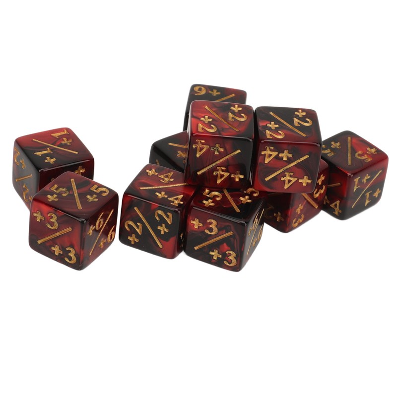 20PCS 6 Sided Dice Set for Kids 16MM Plastic Educational