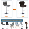 Levoberg 4 fodere per sgabello da bar, curve, estensibili, per