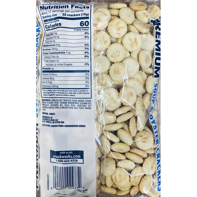 NABISCO Premium Soup & Oyster Crackers 9 oz Bag -