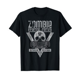 Zombie Response Team Infection Gas Mask Skull T-Shirt