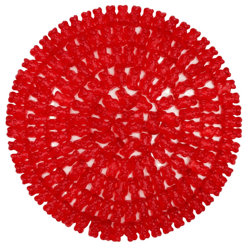 FirstChoiceCandy Gummy Bears (Red Wild Cherry, 1 LB)