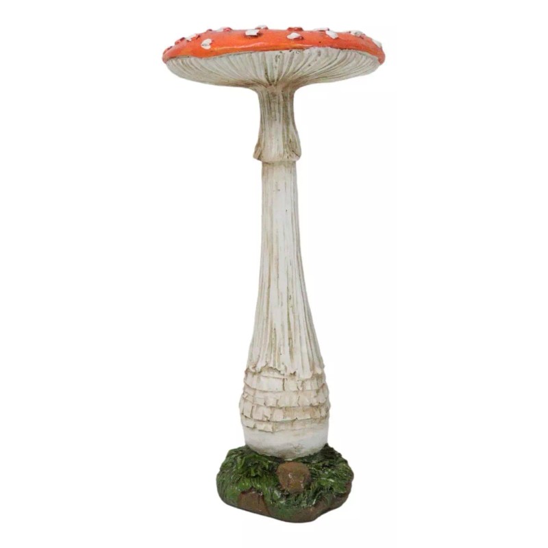 Enchanted Fairy Garden Pillar Toadstool Mushroom Home Decor Figurine 6.75"H
