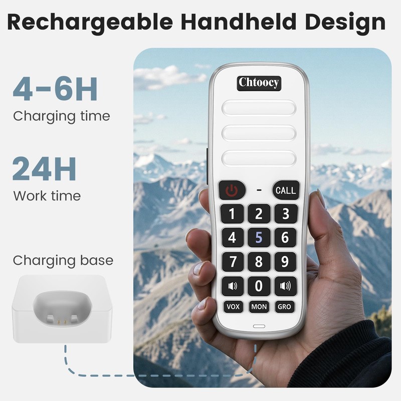 Intercoms Wireless for Home, 1 Mile Long Range for House