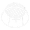 Iron Hanging Baskets Flower Pot Holder Hanger for Outdoor Balcony