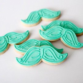 ½ Dz. Mustache Cookies! The Swag is Back! Mexican, Cinco De Mayo, Baby Shower, Party Theme Favors!